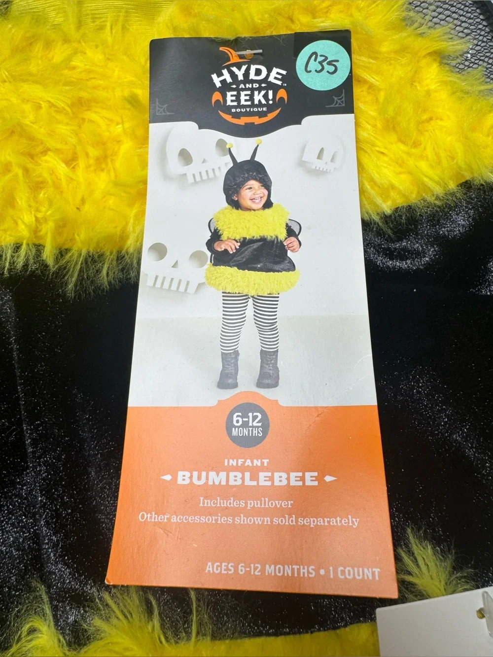 Hyde & EEK! Infant Bumblebee Halloween Costume 6-12 Months